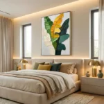Alabaster Organic Relief Sculpted minimalist ivory form Cream wall art - Image 4