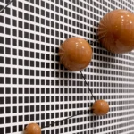 Amber Constellation – Abstract Geometric Wall Decor - Image 3