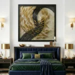 Celestial Current – Modern Textured Mixed Media Art - Image 4