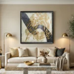 Celestial Current – Modern Textured Mixed Media Art - Image 5