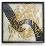 Celestial Current – Modern Textured Mixed Media Art - Image 2