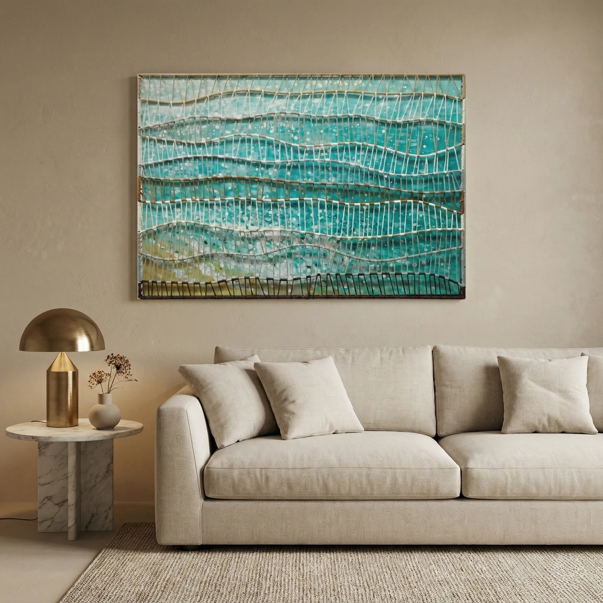 Coastal-Wave-Weave-–-3D-Wall-Decor-2.webp Coastal Wave Weave – 3D Wall Decor - Image 1