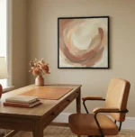 Earthbound Harmony – Organic Beige & Brown Minimal Art
