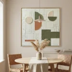 Earthy Geometrics – Wabi Sabi Textured Wall Art