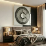 Eclipse in Thread – Contemporary Framed Geometric Art