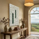 Emerald Flow – Modern Textured Wall Decor - Image 4