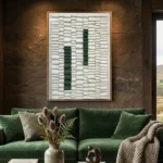 Emerald Flow – Modern Textured Wall Decor