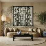 Geometric Lattice – Abstract Textured Wall Decor - Image 5