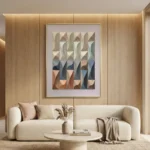 Harmonic Facets – Geometric Abstract Wall Decor - Image 3