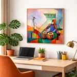 Harmonic Journey – Contemporary Abstract Figurative Wall Art