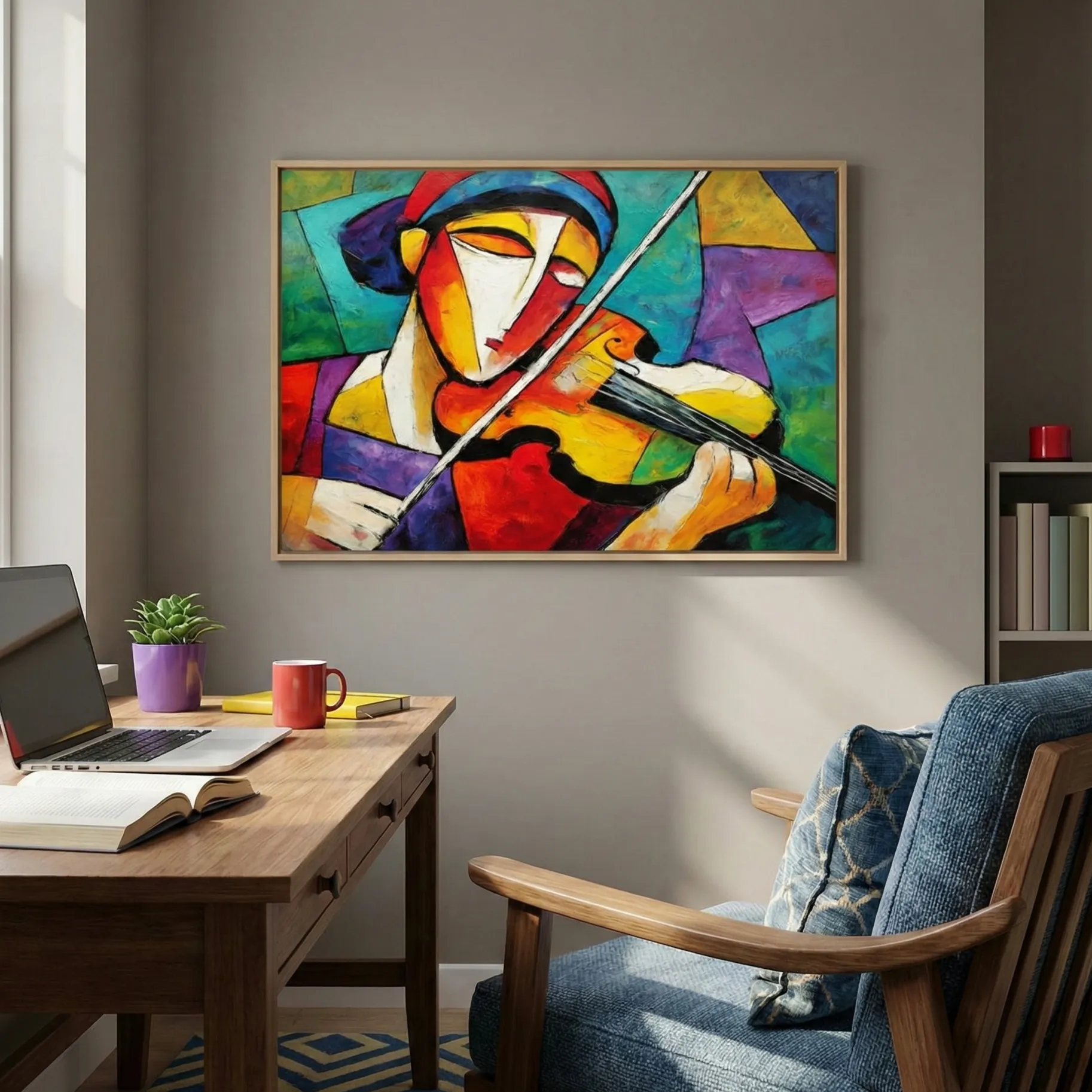 Harmony-in-Color-–-Modern-Abstract-Violin-Painting-3.webp Harmony in Color – Modern Abstract Violin Painting - Image 1