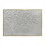 Impasto Plaster Tree – Minimalist Wall Art Wabi Sabi Art - Image 2