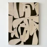 Ivory Flow – Modern Minimalist Wall Art - Image 2