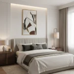 Mocha Minimalist – Luxury Abstract Textured Collage Art - Image 4