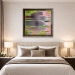 Modern Lotus Pond Abstract – 3D Wall Decor