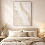 Neutral Drift Mosaic – Minimal Textured Wall Decor  Wabi Sabi Art - Image 3