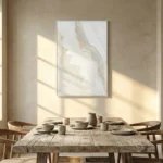 Neutral Drift Mosaic – Minimal Textured Wall Decor  Wabi Sabi Art - Image 4