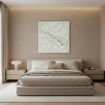 Oceanic Mosaic – Coastal Relief Wall Decor Wabi Sabi Wall Art - Image 3