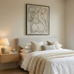Organic Contour Lines – Neutral Minimal Wall Art - Image 3