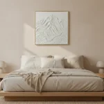 Pristine Ridges – Wabi Sabi 3D Impasto Decor - Image 4