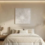 Pure Ethereal Bloom Soft monochrome botanical design Minimal wall art - Image 5