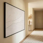 Quiet Horizons Serene abstract linear landscape contemporary minimal art - Image 3