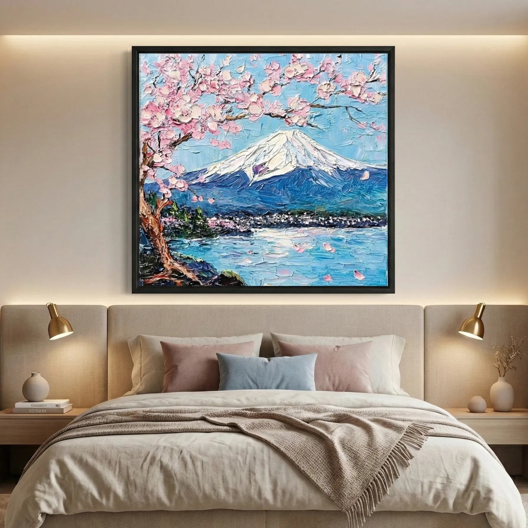 Radiant-Zen-Peak-Vibrant-blue-nature-canvas-color-wall-art-2.webp Radiant Zen Peak Vibrant blue nature canvas color wall art - Image 1