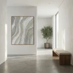 Sand Dune Waves – Textured Canvas Art – Wabi Sabi Wall Art - Image 4