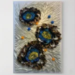 Sculptural Organic Flora – Abstract Textured Wall Decor - Image 2