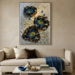 Sculptural Organic Flora – Abstract Textured Wall Decor