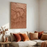 Sienna Radiance – 3D Textured Sculpted Wall Decor - Image 3