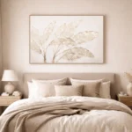 Soft Botanical Harmony – Minimal Textured Wall Decor  Wabi Sabi Art - Image 4