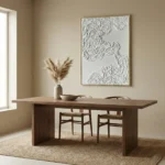 Tactile Dunes – Minimalist 3D Texture Painting Wabi Sabi Wall Art - Image 3