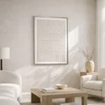 Tactile Orbit – Wabi Sabi Framed Decor - Image 3