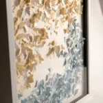 Tidal Butterfly Swarm – Abstract Textured Wall Decor - Image 3