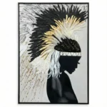 Tribal Reverie – Abstract Mixed Media Wall Decor - Image 2