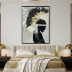 Tribal Reverie – Abstract Mixed Media Wall Decor