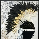 Tribal Reverie – Abstract Mixed Media Wall Decor - Image 3