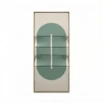 Verdant Balance – Modern Geometric Wall Art - Image 2
