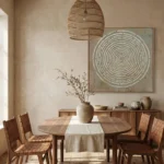Weathered Vortex – Wabi Sabi Textured Wall Decor - Image 4