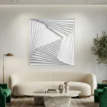 White Continuum – Modern Textured Wall Decor