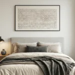 Earth & Ink Embossed paper black ink Wabi Sabi wall art - Image 3