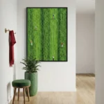 Emerald Waves Thick heavily textured green painting textured art wall decor - Image 2