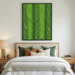 Emerald Waves Thick heavily textured green painting textured art wall decor - Image 5