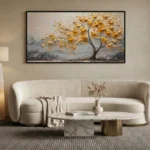 Impasto Golden Grove – Abstract Textured Wall Decor - Image 5