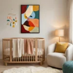 Modernist Color Palette Bold abstract shapes in rich colors colorful wall art - Image 5