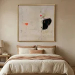 Quiet Lines Composition – Minimalist Mixed Media – Wabi Sabi Art - Image 4
